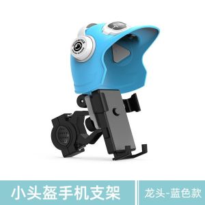 2023 Motorcycle Bicycle Helmet Phone Holder Sunshade Waterproof Phone Holder Bike&Motorbike Mirror Mounted Handlebar