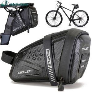 1L Bike Pocket Pack EVA Bike Seat Bag Bicycle Saddle Bag for Mountain Road Bikes