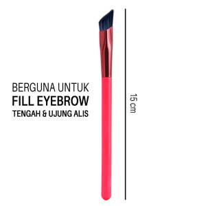 Kuas alis pipih mua sikat tegak miring tebal kotak lurus waterproof eyebrow eyeliner brush lembut yang bagus rapihin alis ngebentuk concealer