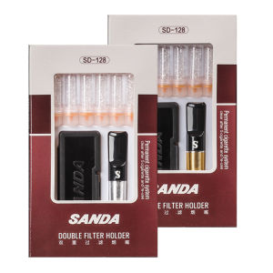 SANDA SD128 PIPE HOLDER PIPA FILTER SARINGAN ASAP ISI ULANG KHUSUS 8MM