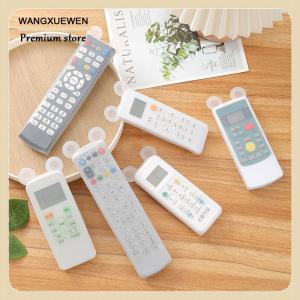 [COD] Silicone Remote Control Protective Cover Air Condition TV Remote Control Waterproof Case Bear Ear Fluorescence Dustproof Cover