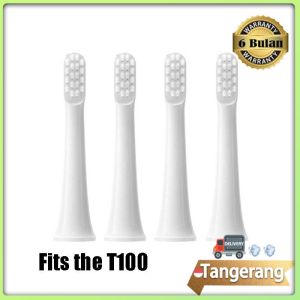 4pcs Refill Kepala Sikat Cocok Untuk Xiaomi Mijia T100 Replacement Brush Head