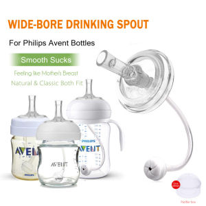 wide nipples replacement Nipple with straw Avent spout sippy cup teats for natural & classic bottles duck-billed