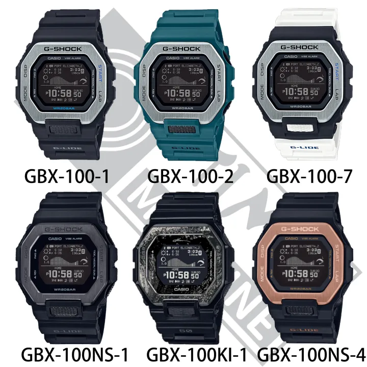 Casio G-SHOCK ของแท้ GBX-100 Sereis GBX-100-1/GBX-100-2/GBX-100-7/GBX ...