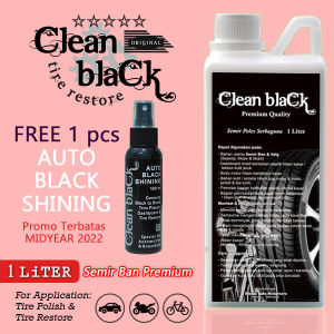 Promo Semir Ban Untuk Sepeda Motor dan Mobil Kualitas Premium 1 Liter