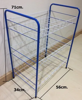 ชั้นวางของ3ชั้น ทรงเหลี่ยม 34x56x71cm รุ่น 913