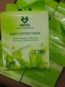 Shuta Soft Cotton Tissue Pull-Down 180s < S-5180 > Large Serve