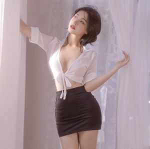 [HCM][ TẶNG KÈM TẤT] Set Cosplay Thư Kí Gợi Cảm Secretary Set S867 Bralettehousevn