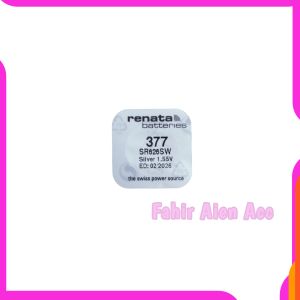 Renata SR626SW Baterai jam tangan Renata 377 SR626SW Silver 1.55V