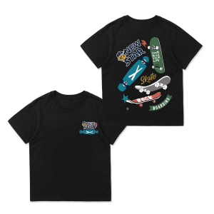 Csndice Kids Kaos Atasan Baju Kaos Anak Laki Laki Kids T-shirt Lengan Pendek Distro Keren Premium(6-13 THN) K189 Fashion