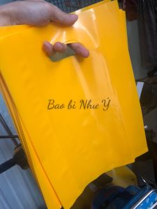 [500gr-1kg/size] Túi nilon PE bóng dẽo MÀU VÀNG