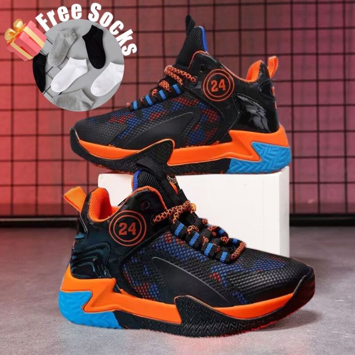 Ready Stock High Top Girl Shoes Fashion Spikes Basketball Shoes