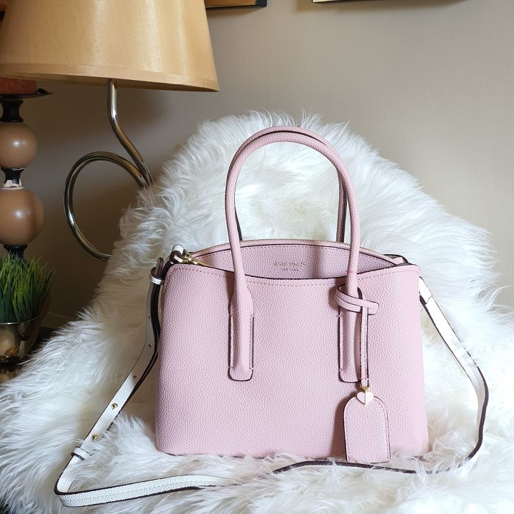 Kate Spade New York Pink Refined Grain Leather buying Satchel