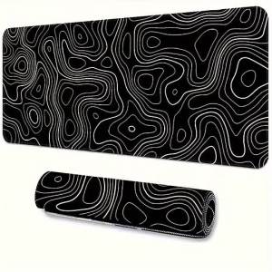 (HD1)Large Mouse Pad Gaming Table Mat Non Slip Rubber Base Washable for Work Office Desktop Laptop