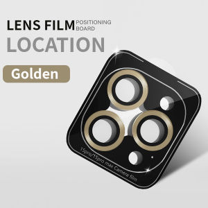 [ One Click Install ] Full Cover Metal Camera Lens Screen Protector for Iphone 16 Pro Max 15 Pro Max 14 Pro Max 15 Plus 11 12 13 Mini Back Camera Lens Tempered Glass Film Cap