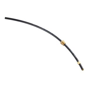 METALIX 1Pcs High Pressure Air Compressor Nylon Hose with Small Brass Parts 30cm Exhaust Tube 6mm Dia Air Line Hose Connects Pressure Switch and Check Valve