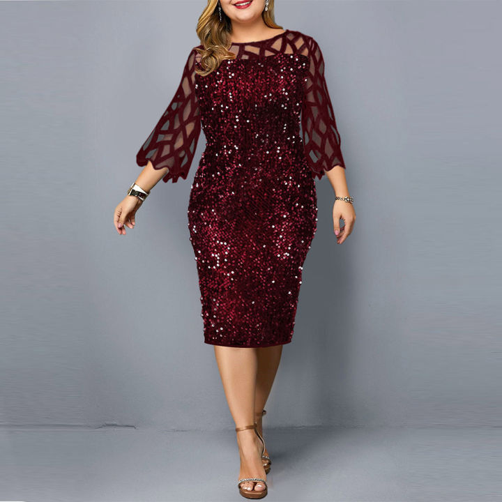 Plus size hotsell dinner dress