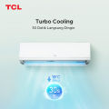 TCL AC Inverter 2PK - Tersedia Pemasangan - AI Tech Hemat Listrik 70% - Anti Bising - Cepat Dingin - Turbo Cooling (Model: TAC-18CSD/XAFI2). 