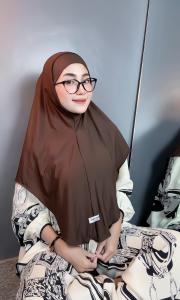 Hijab lolly Bergo Melayu Tali Size Standar L Jersey By Assyla Hijab / Bergo Melayu Plus Soft Inner