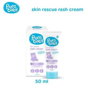 Pure Baby Skin Rescue Rash Cream 50 ml - Krim Bayi Anti Ruam Popok Kemerahan dan Iritasi