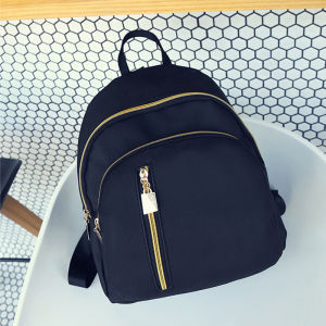 LETIAN Women Girls Lightweight Small Rucksack Waterproof Mini Backpack Black Nylon Water Resistant Little Day Pack Ultralight Shoulder Bag