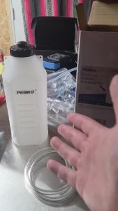 1L Brake Bleeder Bottle with 24 inch Tube and Rubber Connector