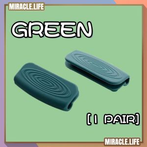 (2pcs) Silicone Anti Slip Ear Sleeves Pot Holder Oven Grip Anti-Scalding Pot Handle Pot Cover Grip Heat Resistance Pan