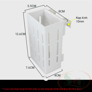 Giỏ nhựa trồng cây thủy canh móc thành hồ trang trí bể cá tép thủy sinh bán cạn