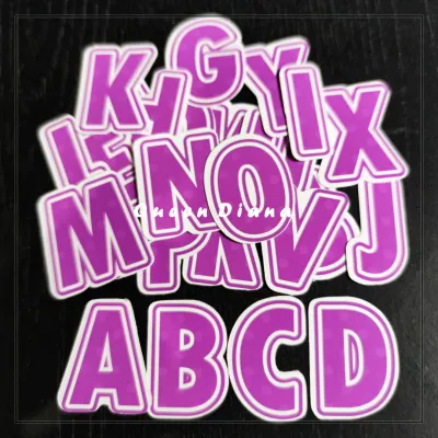 stiker huruf alfabet lengkap a-z stiker aflabet isi 26 pcs warna warni untuk belajar anak2