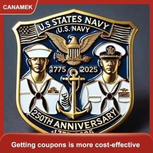 【CANAMEK】 250th-anniversary-u. S.-Hải Quân kỷ niệm Pin Marines thu huy hiệu quà tặng cho các cựu chiến binh Nhiệm Vụ tích cực thu gom quân sự