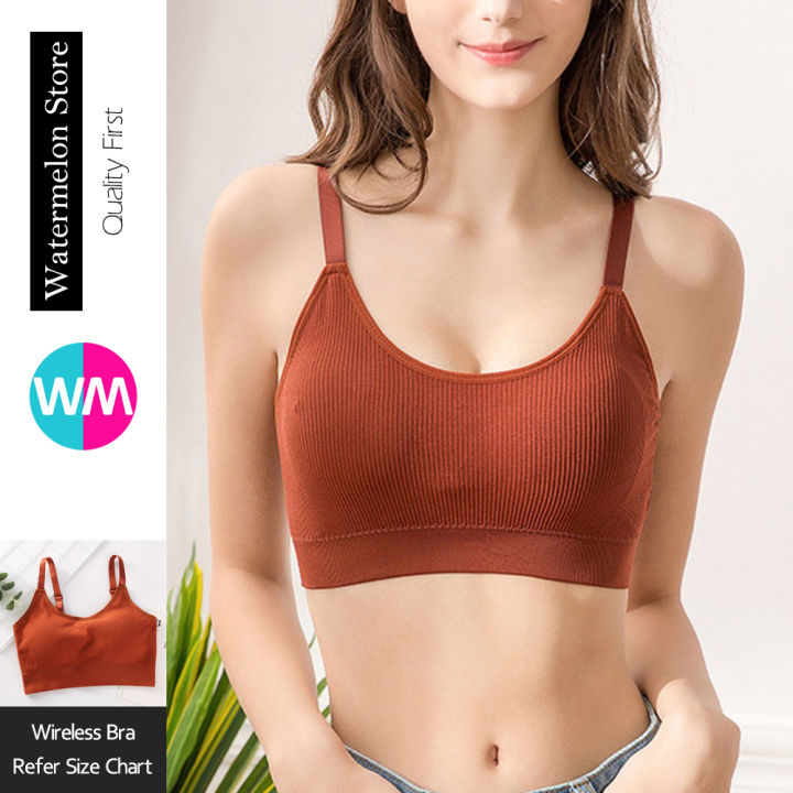 WATERMELON Bralette Sexy Bra Comfortable Bra Fitness Sports Bra No Steel  Ring Bra Pad Inserts Sport Running Gym Yoga Fitness Tops (For Weight 40 to  95kg)