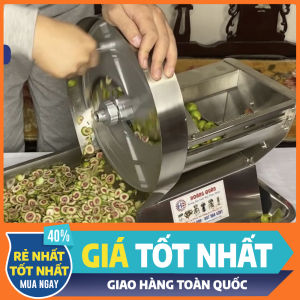 Máy thái củ quả làm mứt detox thái hành thái sung gừng xả thái lát điều chỉnh độ dày mỏng