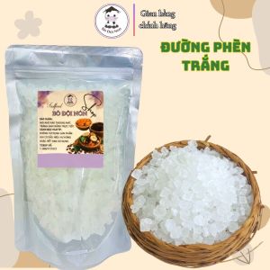 Đường phèn trắng Quãng Ngãi 500g Bò Đội Nón
