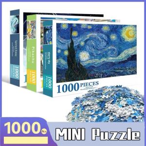 Jigsaw Mini Puzzle 1000 Pcs Adult Puzzles Jig Saw Mural Toys Kids Educatioanl Intelligent Birthday Gift