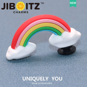 Jibbitz cross charm Shoe Buckle Shoe Accessories Three-Dimensional Rainbow DIY Fashion Decorative Buckle