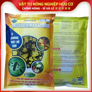 TRICHODERMA BASILLUS Cao Cấp Phân Hủy Hữu Cơ Ngừa Nấm Bệnh - Gói 1KG
