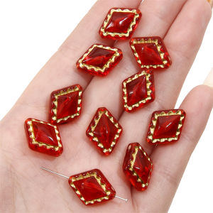 Gold Painted Baroque Style Acrylic Beads Heart Flower Butterfly Charms Loose Spacer Beads for Necklace Bracelet DIY Jewelry Craft Making Accessories