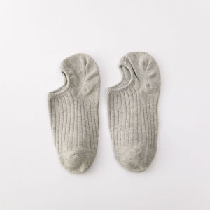 [Free Shipping] Womens pure cotton low-cut invisible socks non-slip no-show thin short socks for spring and summer suitable for single shoes