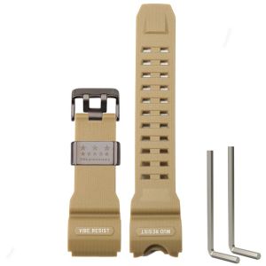 Gwg1000-1a1 Mudmaster Replacement Strap For Casio Mudmaster GWG1000 Watch Band With Stainless Steel Loop Waterproof Wristband