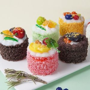YUDESHUI Phục hồi chậm Đồ chơi bóp hình bánh Phim hoạt hình Chống căng thẳng Đồ chơi bóp giảm căng thẳng  Mềm mại  tủ lạnh Để giảm căng thẳng