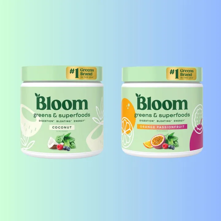 Bloom Nutrition Greens & Superfoods Powder 30 Servings 2 Pack Digestion ...