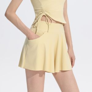 Womens Loose-Fit Athletic Skirt Shorts for Tennis Golf Running Yoga & Exercise Gym and Casual with Pockets