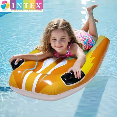 INTEX-Rider Floating Inflatable Swimming Toys Board Kids Play with Water Surfing Floating -Yellow SKU : 58165EP