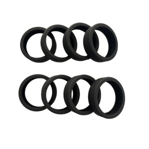 8pcs/set Colorful Silent Silicone LuggColorful Silent Silicone Luggage Wheel Covers Swivel wheel si