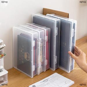 [COD] dgheg Plastic File Storage Box Organization Transparent Square Storage Box A4 Organization Box Desktop Dust-proof Storage Box