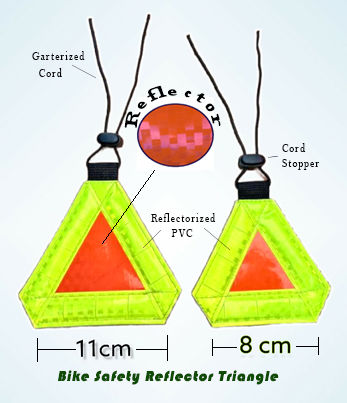 Bike Safety Reflector Triangle/ E-Bike/Scooter | Lazada