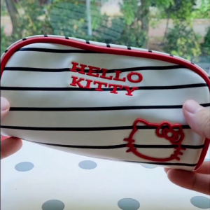 Sanrio Hello Kitty Ladies Women Girls Cosmetics Makeup Travel Toiletry Electronics Organizers Bag HKBAG05E