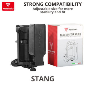 Holder Botol Motowolf Cup Holder Motor Sepeda Multifungsi Adjustable