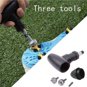 Adjustable Golf Shoes Cleat Wrench Remover Multifunction Shoes Ratchet Action Remover for Spike Shoes