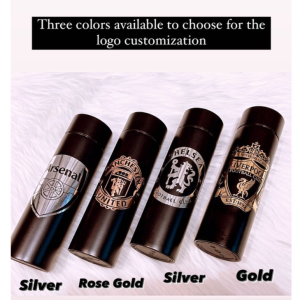 [ Logo + Your Name ] One Piece Led thermos flask Personalized Customize hadiah Birthday gift animate bottle